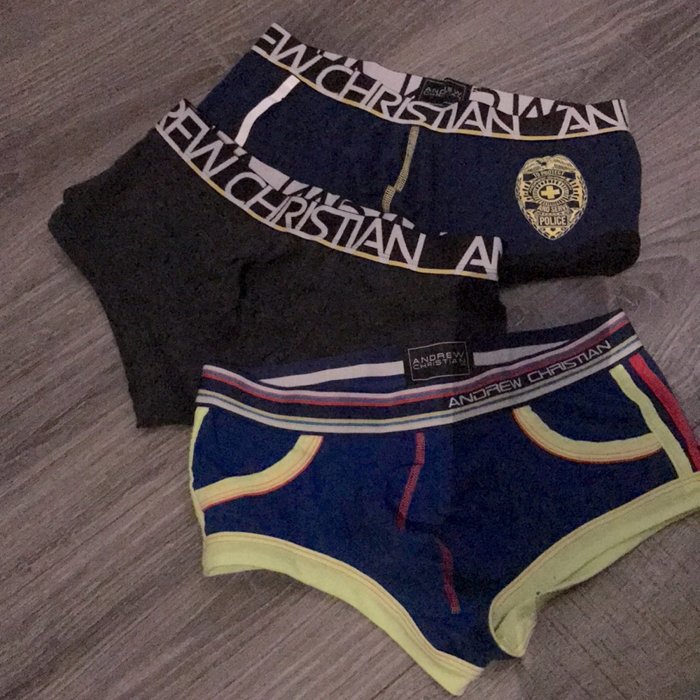 Andrew Christian boxers (read description)